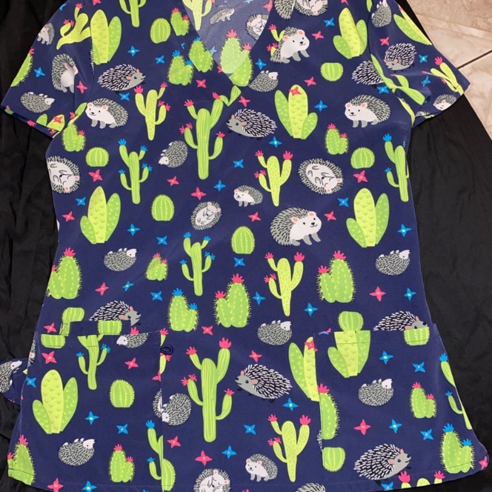 Cute scrub top